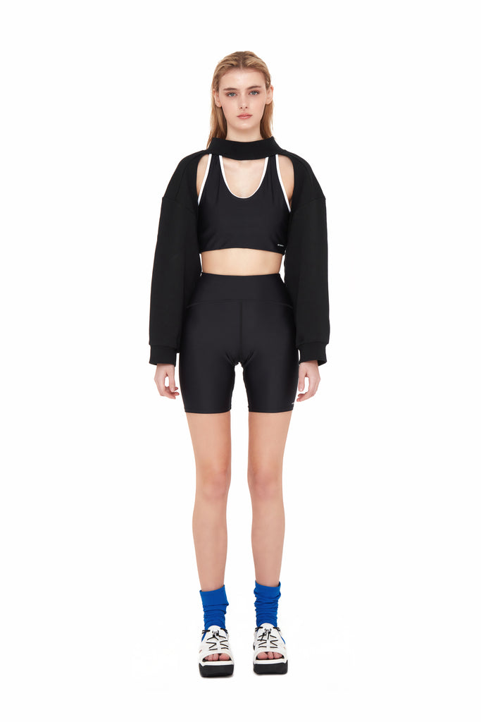 FRENCH TERRY REVERSIBLE CROP TOP